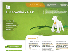 Tablet Screenshot of luhacovskezalesi.cz